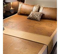 HYQOUKLR Esterilla de bambú para Dormir, colchón Plegable, Colchoneta Plegable de bambú for Dormir, refrescante y de Verano, tamaños.(Color C,150cm)