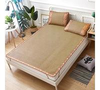 HYQOUKLR Esterilla de bambú para Dormir, colchón Plegable, Esterilla de bambú for Dormir (Paquete de 2), Multicolor, Varios tamaños(Color D,120 * 195cm)