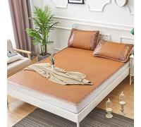 HYQOUKLR Esterilla de bambú para Dormir, colchón Plegable, Esterilla de bambú for Dormir (Paquete de 2), Multicolor, Varios tamaños(Color F,90 * 190cm)