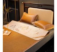 HYQOUKLR Esterilla de bambú para Dormir, colchón Plegable, Esterilla de bambú for Dormir (Paquete de 2), Multicolor, Varios tamaños(Color a,120 * 195cm)