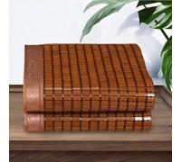 HYQOUKLR Esterilla de bambú para Dormir, colchón Plegable, Esterilla refrescante de bambú Mahjong Plegable for Dormir en Verano, Varios tamaños(180x220cm(70.9x86.6in))