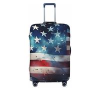 HYQOUKLR Fundas para Maletas, Funda for Maleta con diseño de Margaritas, antiarañazos, Compatible con Equipaje de 31 a 32 Pulgadas(Independence Day American Flag,XL)