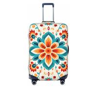 HYQOUKLR Fundas para Maletas, Funda Protectora for Maletas con diseño de Flores simétricas de 18 a 32 Pulgadas(M)