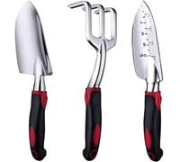 HYQOUKLR Herramientas manuales de jardín, Juego de Herramientas de jardín, 3 uds., Pala, Tenedor, Paleta, Tijeras, múltiples Patrones, Varios tamaños(Parent,Pattern 04)