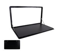 HYQOUKLR Mesa Mural Plegable, Escritorio Mural Mesa de Pared Plegable con Cerradura de aleación de Aluminio for autocaravanas y caravanas, Multicolor, Varios tamaños.(Svart,80cm/31.5in)