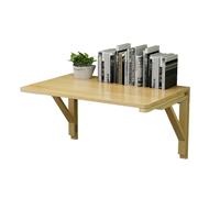 HYQOUKLR Mesa Mural Plegable, Escritorio Mural Mesa Plegable de Pared de Madera Maciza de Pino de 2 cm de Grosor. Disponible en Varios tamaños.(120 * 40Cm/47 * 16In)