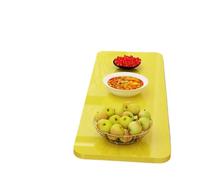 HYQOUKLR Mesa Mural Plegable, Escritorio Mural Mesa Plegable de Pared Multicolor, Varios tamaños, Capacidad de Carga: 60 kg/132 LB(Yellow,50 * 30Cm/20 * 12In)