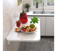 HYQOUKLR Mesa Mural Plegable, Escritorio Mural Mesa Plegable Flotante de Pared for casa, Oficina, Cocina, Varios tamaños(40 * 30Cm)