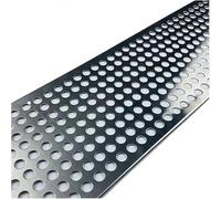 HYQOUKLR Pantalla de Malla metálica, 304 Stainless Steel Perforated Plate, 10-40cm Square, 1-10mm Holes(3mm Mesh,30x30cm)