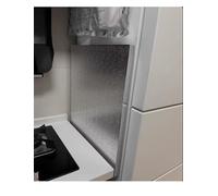 HYQOUKLR Protector para frigoríficos, Protector de Cocina Resistente al Fuego, Resistente a la Grasa, 3 Tipos de Montaje, Varios tamaños(Type1,16x12in/40x30cm)