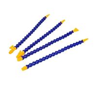 HYQOUKLR refrigeración Flexible, Flexible Plastic Water Oil Coolant Hose for CNC Lathe, 1/4 3/8 1/2 Inch Male Thread(Round-600mm,3/8")