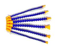 HYQOUKLR refrigeración Flexible, Flexible Pneumatic Pom Cooling Tube BPS Male Thread Water Oil Hose CNC Lathe 1/4-1/2in(Round-500mm,1/2")