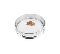 HYQOUKLR tamiz de ensayo,tamiz de harina, Tamiz de Acero Inoxidable for Laboratorio de Cocina, Malla Plateada, diámetro de 0,003 a 12,5 mm, 15-40 cm(Mesh 8mm)