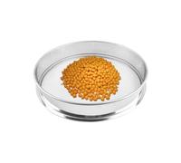 HYQOUKLR tamiz de ensayo,tamiz de harina, Tamiz de Laboratorio de Acero Inoxidable de 0,003-12,5 mm de Malla y 15-40 cm de diámetro for Cocina y hogar.(Diameter 15 Cm,Mesh 0.045mm)