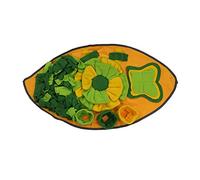 HYQOUKLR Tapete para olfatear para perros, perros, mascotas, fugas, alimentos, gatos, perros, manta de entrenamiento (verde claro)