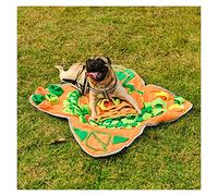 HYQOUKLR Tapete para olfatear para perros, perros, mascotas, fugas, alimentos, gatos, perros, manta de entrenamiento (71 x 71 pulgadas, naranja)