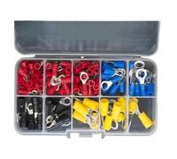 HYQOUKLR Terminal de crimpado eléctrico, Kit de terminales de crimpado aislados, Paquete de 102 280 480 Piezas(102pcs)