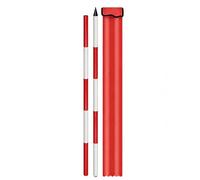 HYQOUKLR Varilla de medición topográfica, Varilla de Aluminio for topografía, Personal Desmontable de 200-500 cm for Estudios de ingeniería, Carreteras y terrenos(200 cm/78.74 Inch)