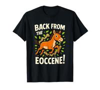 Hyracotherium de caballo temprano de vuelta de la paleontología del Eoceno Camiseta