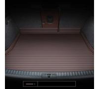 HYRAM Coche Alfombrillas Maletero Cuero para VW Beetle Cabriolet 2012-2020, Borde Alto Personalizada Antideslizante Moquetas Accesorios, Trasero Estera Protectora, E/Brown