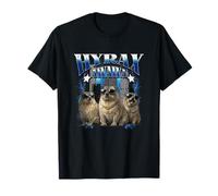 Hyrax Vintage Fuego Feo Divertido Meme Retro Animal Bootleg Camiseta