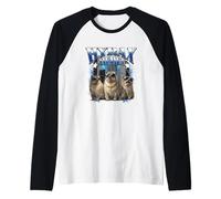 Hyrax Vintage Fuego Feo Divertido Meme Retro Animal Bootleg Camiseta Manga Raglan