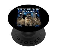 Hyrax Vintage Fuego Feo Divertido Meme Retro Animal Bootleg PopSockets PopGrip Adhesivo