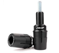 HYRHEV Accesorios para Motocicletas, Protección contra Caídas, Marco Deslizante, Protector contra Choques, Llavero para YZF-R7 2021-2024 YZFR7 YZF R7 Cubierta del Motor(Frame Sliders-Black)