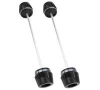 HYRHEV Escudo Protector Deslizadores Horquilla para Eje Rueda Motocicleta MT07 FZ-07 FZ07 2018-2023 Parachoques(Front and Rear-Titanium9)