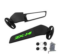 HYRHEV Espejo Retrovisor CNC De ala Fija Motocicleta para Kawasaki para Ninja ZX14 ZX14R ZX-14 ZX-14R Espejo de Manillar(003)