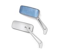 HYRHEV Espejo Retrovisor CNC Motocicleta para Suzuki Boulevard para Intruder Volusia para Marauder C109R C50 C90 M50 VL VS 800 1400 1500 Espejo de Manillar(Chrome)