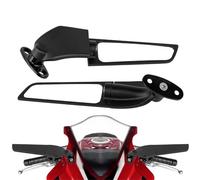 HYRHEV Espejo retrovisor Giratorio Ajustable Motocicleta para Suzuki GSXR ZX10R YZF R6 R1 y CBR 250R 650R 125 Motorcycle Rearview Mirror(Large 5)