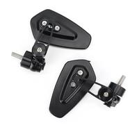 HYRHEV Espejo retrovisor para Manillar de Motocicleta CNC Color Negro para Kawasaki Z900 Z900SE (2017-2024) Z400 Z 900RS/Cafe (2018) Motorcycle Rearview Mirror