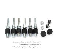 HYRHEV Espejos Retrovisores Laterales Ajustables Motocicleta para Aprilia Shiver/GT Shiver 750 Shiver 900 Espejo de Manillar(014)