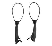 HYRHEV Espejos retrovisores Motocicleta para Vespa ET4 50 125 150 4T ET2 50 2T 1998-2005, plástico Negro. Motorcycle Rearview Mirror