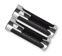 HYRHEV Manillar de Motocicleta Empuñaduras de Manillar para Royal Enfield Bullet/Meteor/Classic 350 500 Interceptor 650 Continental GT 535 Himalayan 411 400(Silvery)