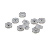 HYROOY 10 almohadillas cómodas para pendientes de clip, de silicona, antidolor, accesorio de silicona para pendientes