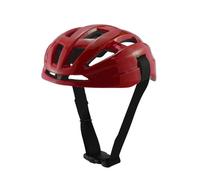 HYROOY Casco ajustable para perros y gatos con diseño de perro y gato que protege a la hora de montar en poliéster ABS rojo