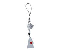 HYROOY Correas para teléfonos celulares, llavero con temática de Halloween, llavero con cuentas, elegante adorno de fantasmas para bolsas y llaves, Como se muestra en la imagen.,