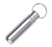 HYROOY Funda de bolsillo para tableta, resistente al agua, de aleación, llavero, sellado portátil, botellas de almacenamiento de medicamentos, duradero