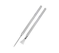 HYROOY Herramientas para detalles de agujas de cerámica de arcilla y herramienta de textura de alambre, herramienta de modelado de cerámica para esculpir cerámica de arcilla, aluminio, acero