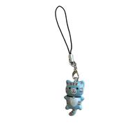 HYROOY Llavero con colgante de gato para teléfono, correa de cadena de gato, llavero de acrílico, bolsa de adorno, joyería, aleación acrílica 6#, 6#, approx.10cm/3.94in