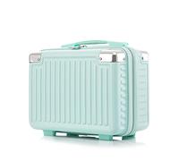 HYROOY Neceser multifuncional de 14 pulgadas para viaje, equipaje de mano, bolsa de maquillaje ABS, Verde, app. 31 x 18 x 26cm / 12.2 x 7.08 x 10.23in