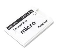 HYROOY SD2VITA - Tarjeta de memoria 6.0 para tarjeta 1000/adaptador, 3.65, para Micro-sd, versión original, ABS blanco