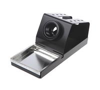 HYROOY Soporte de metal para soldador con esponja para estación de soldadura 936 de metal