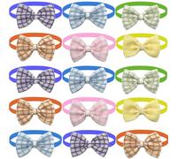 HYRSXN 50/100pc Pajaritas for Perros, Lindas Pajaritas for Perros pequeños y Gatos, Corbatas for Perros, Lazos for Mascotas, Accesorios de Aseo for Perros, Suministros for Mascotas(50pcs)