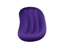 HYRTEFBN colchón Inflable para Exterior Almohadas inflables for Acampar al Aire Libre, de TPU Suave, con protección for el Cuello y Soporte Lumbar, cojín de Aire for Dormir for Adultos, 90 g(Purple)