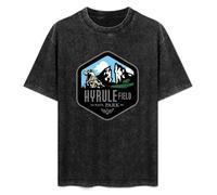 Hyrule Field National Park Gaming Unisex T-Shirt Printed tee Graphic Top Men Black Shirt 3XL