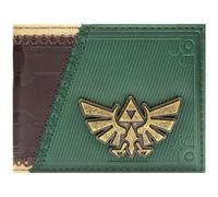 Hyrule The Adventure of Link Túnica Original De Lo Salvaje Billetera/Cartera Bi-Fold ID & Porta-Tarjetas, Marrón