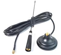 HYS Antena de montaje magnético de 433 MHz 3dBi SMA macho compatible con escáner de radio de módulo inalámbrico
